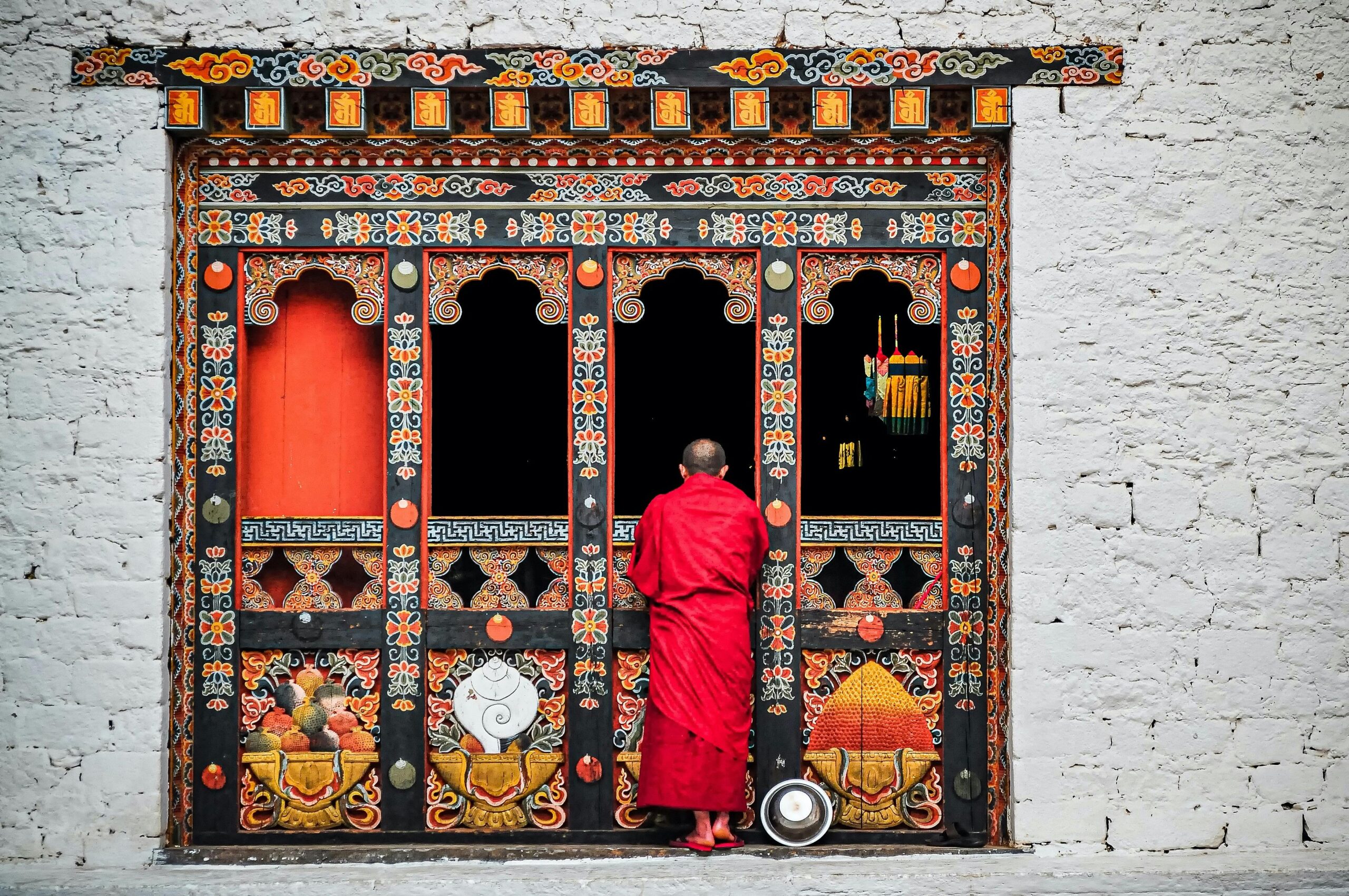 Iconic Dzongs and mountain structures in Bhutan